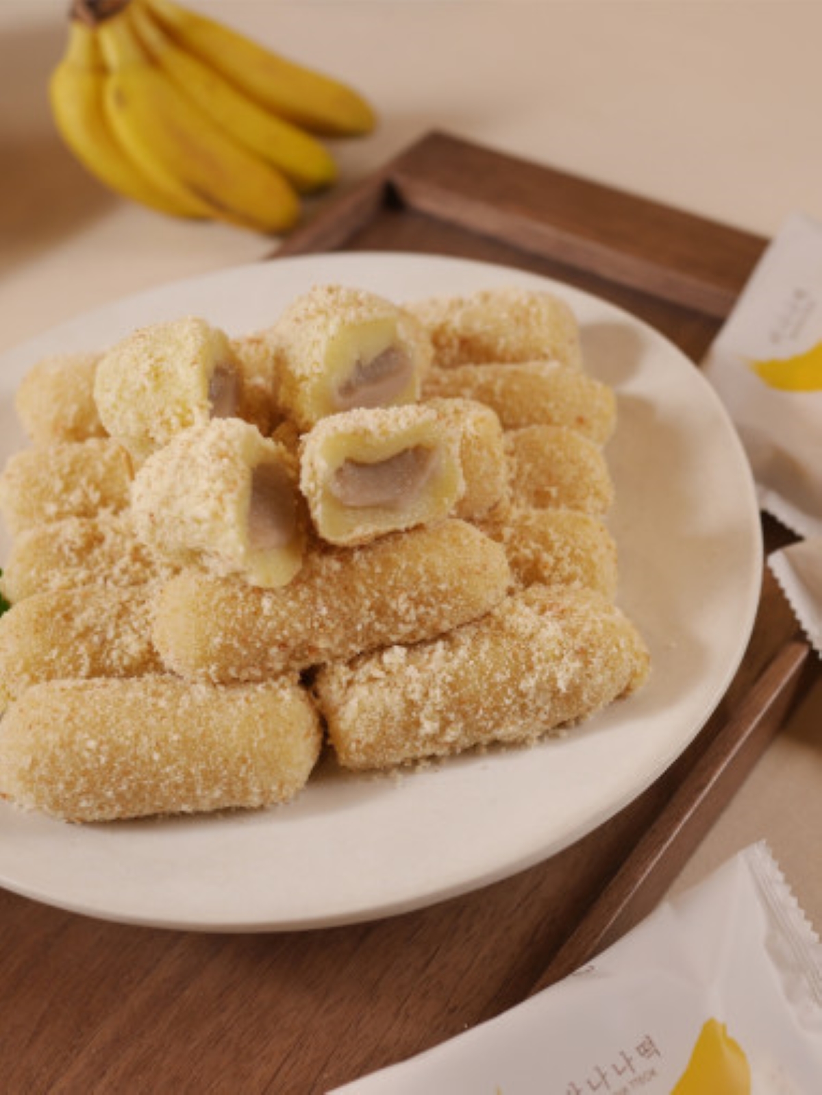 [떡] 마음이가 BEST 3종: 콩쑥개떡, 바나나떡, 앙금절편