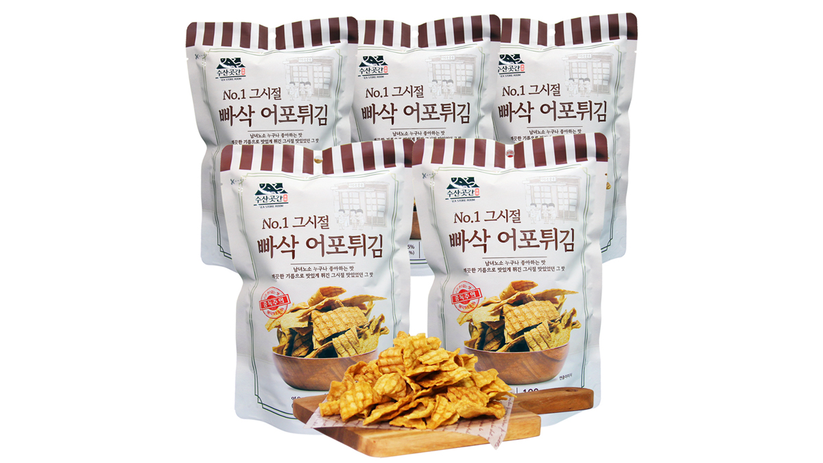 [어포튀김] 어육함량 93.8% 그시절 추억의 맛 빠삭 어포튀김 100g