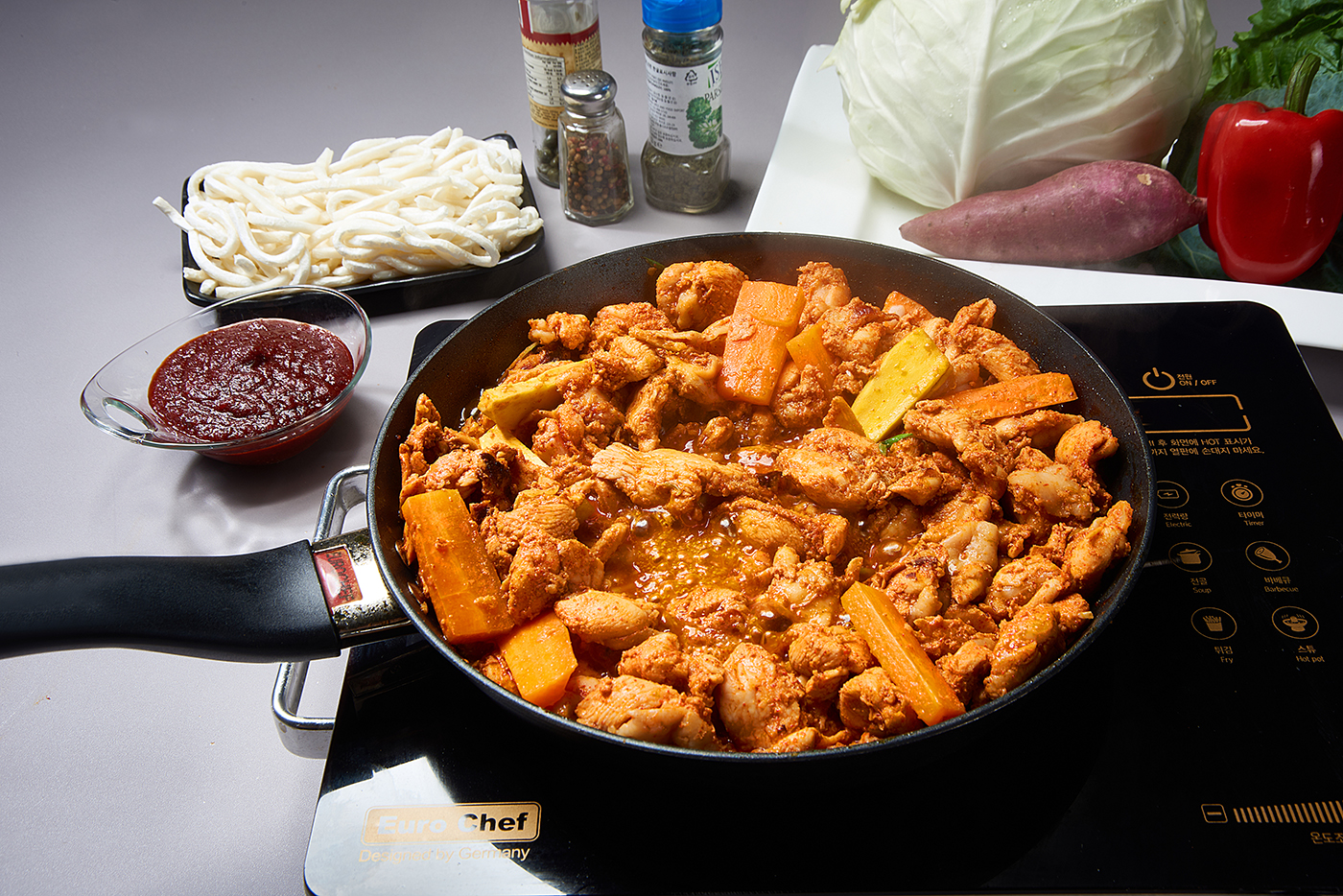 [닭갈비] 춘천닭갈비 맛집 그대로 양념 1kg
