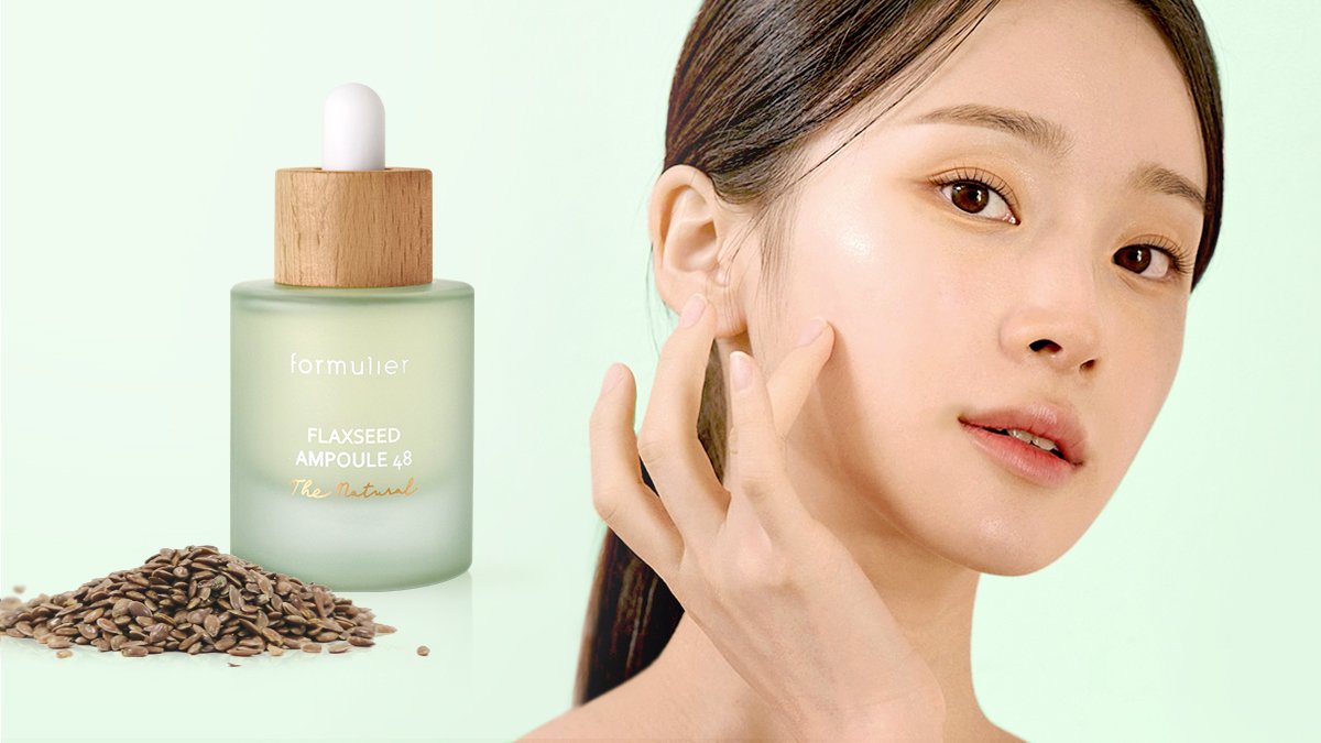 [세럼]천연+비건+주름개선+48시간보습 천연성분 100% 아마씨 앰플✨
