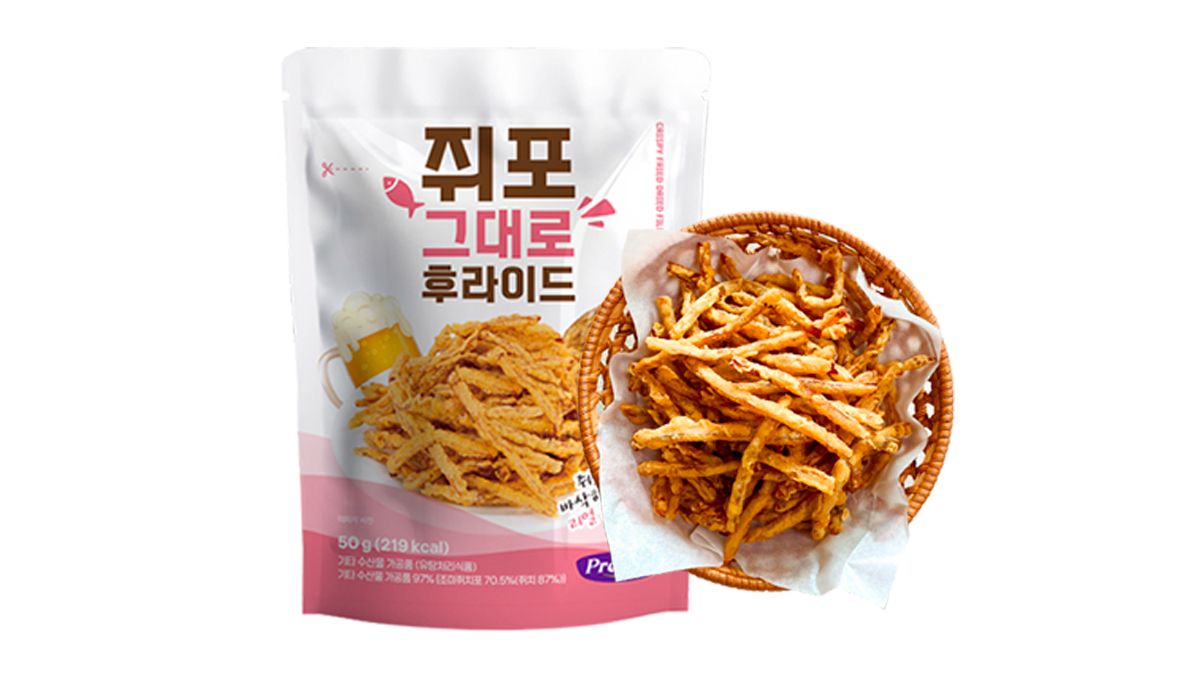 [쥐포튀김] 바삭하게 튀겨낸 리얼 쥐포튀김 쥐포 그대로 후라이드