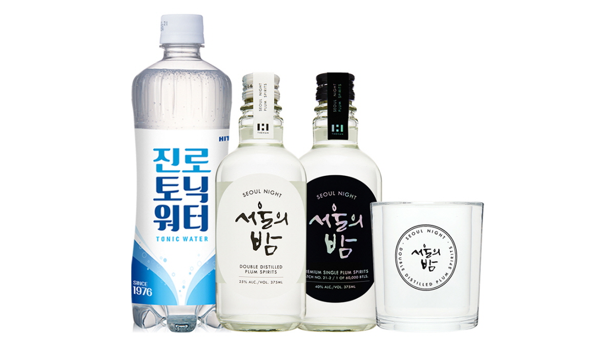 [전통주] 더한 서울의밤 25도, 40도 + 토닉워터 +온더락잔 증정