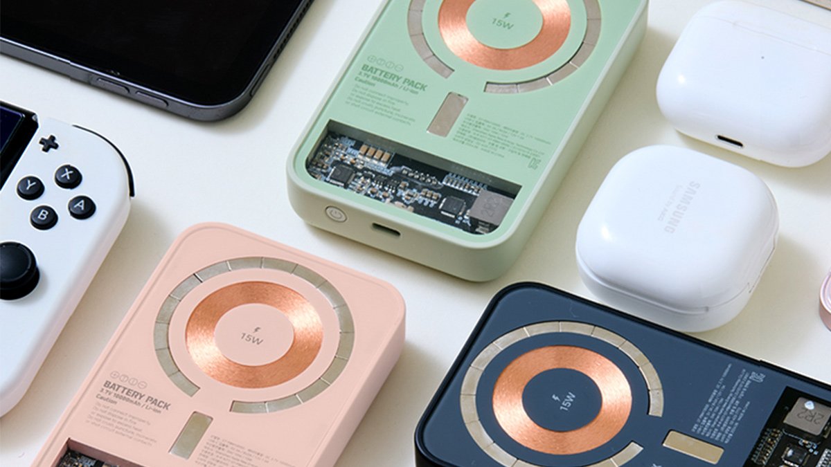 [보조배터리]10,000mAh 고속충전,초강력 자력! 맥세이프 보조배터리