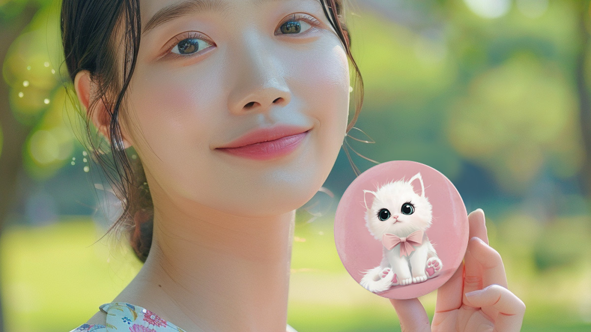 [거울] 여리냥 라운드 손거울