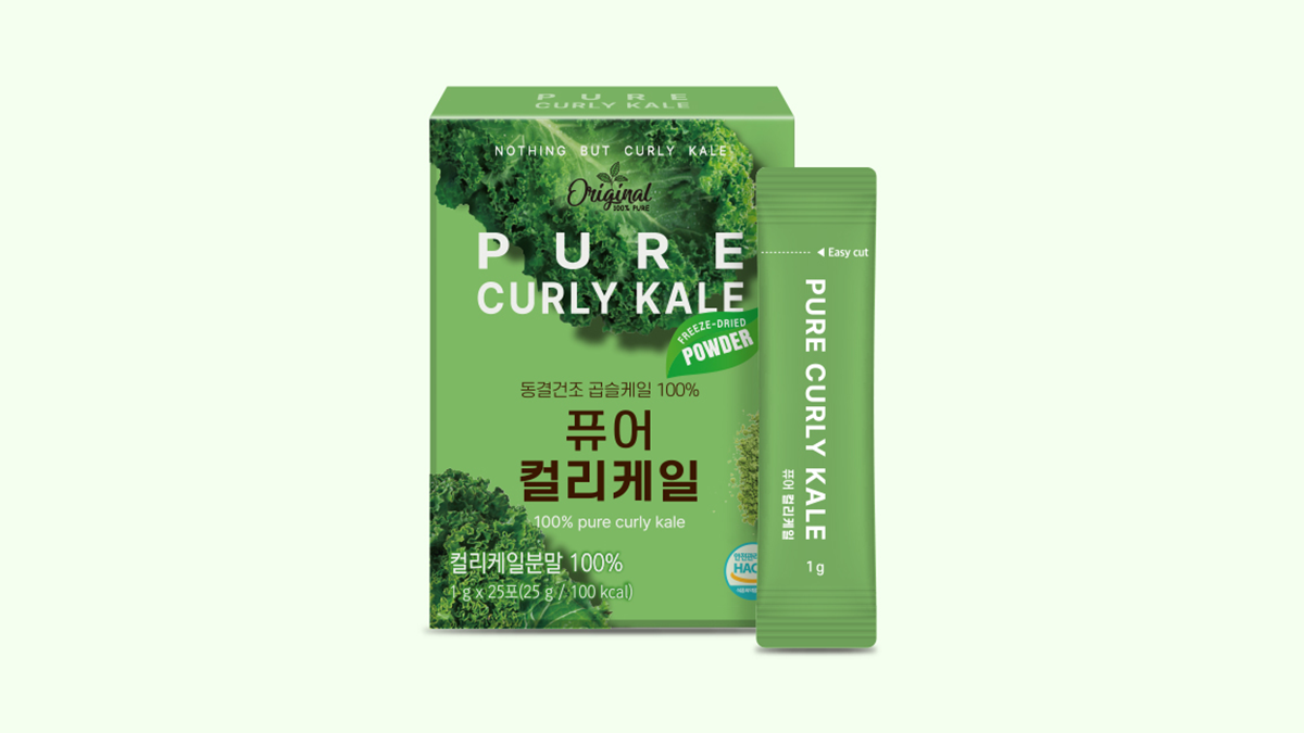[★정상가14,900원] 유기농 동결건조 곱슬케일 컬리케일 분말