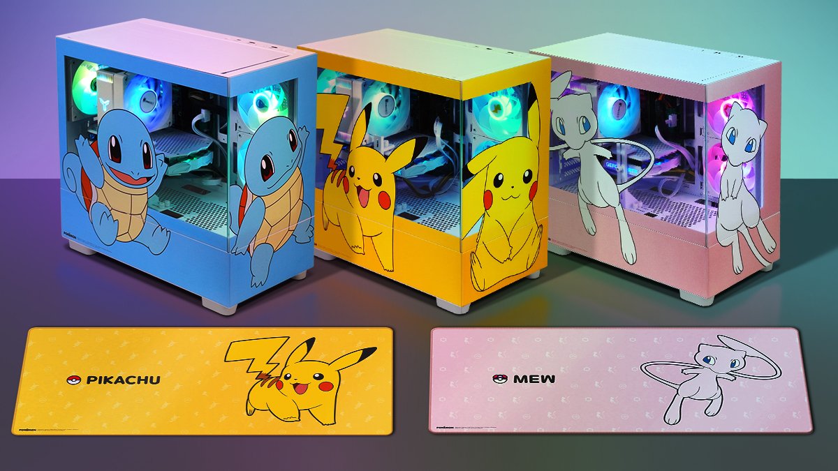 [PC케이스] 포켓몬 공식 PC 케이스+마우스 장패드｜피카츄 넌 내꺼야!